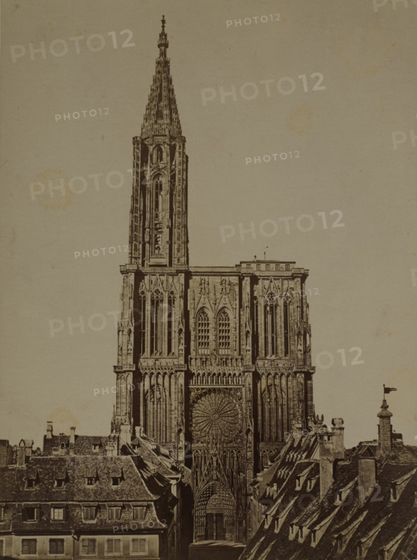 Cathedral Church of Our Lady of Strasbourg western façade, Strasbourg, between 1870-1890. Creator: Unknown.