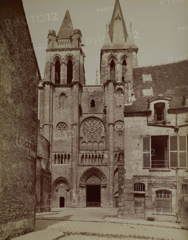 Western façade, Church of St Nicolas, Blois, between 1880-1900. Creator: Unknown.
