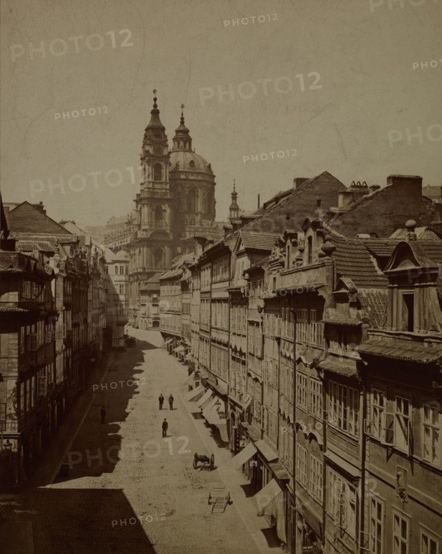 Church of St Nicholas, Malá Strana, Prague, between 1880-1890. Creator: Unknown.