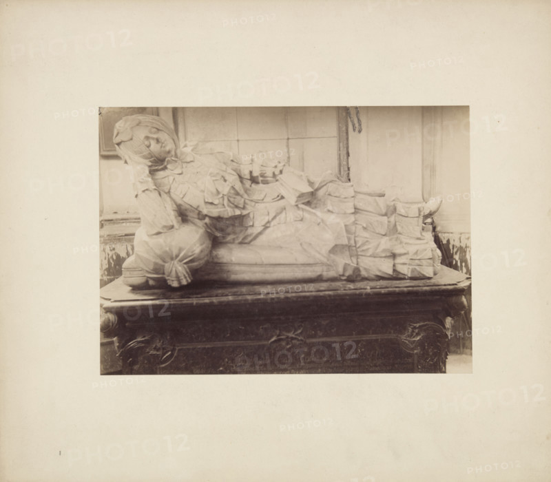 Tombstone of Maria Mniszechowa in the church, Dukla, 1893. Creator: Stanislaw Tomkowicz.