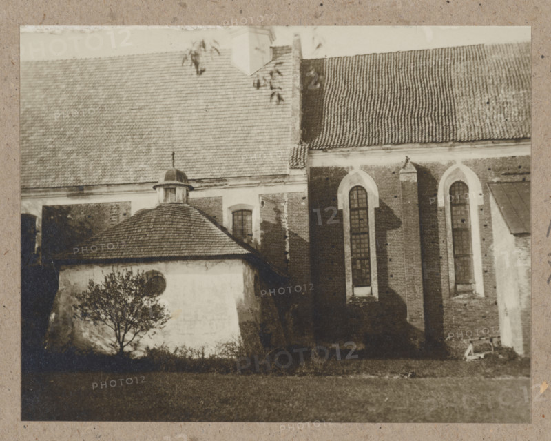 Church of St John the Baptist - fragment of the southern façade, Zawichost, 1915. Creator: Unknown.