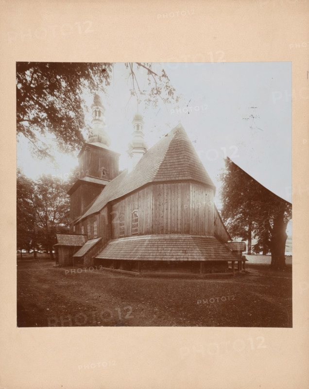 Church of St Sebastian - general view from the south-east, Niedzwiedz, between 1905-1915. Creator: Unknown.