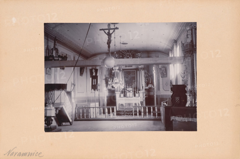 Church of All Saints and St Roch - interior, Naramnice, between 1900-1910. Creator: Unknown.