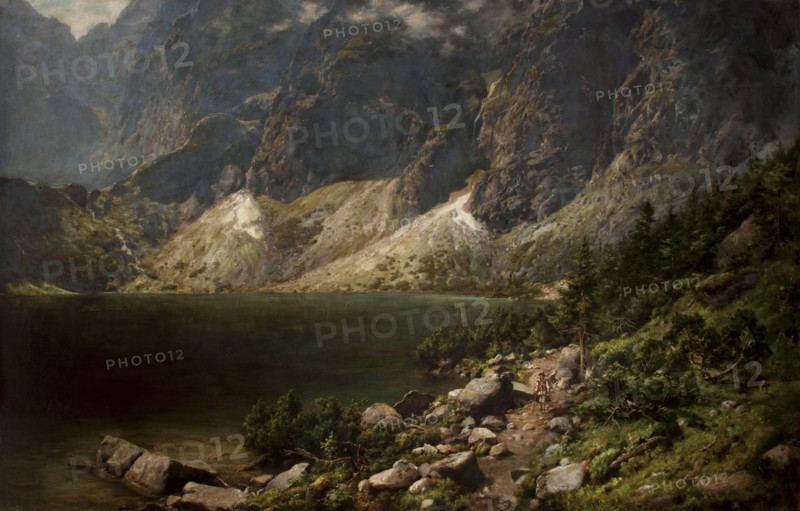 The Morskie Oko Lake, 1891. Creator: Alexandre Mroczkowski.