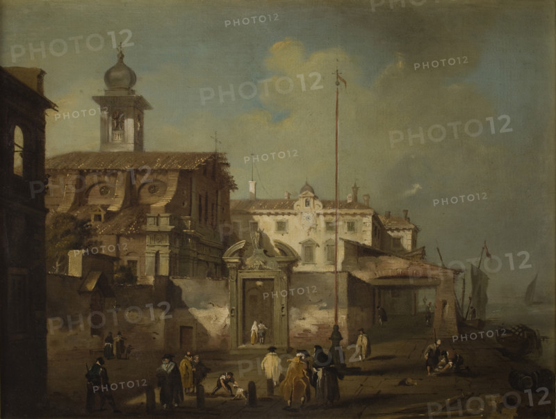 View of an Italian City, 18th century. Creator: Unknown.