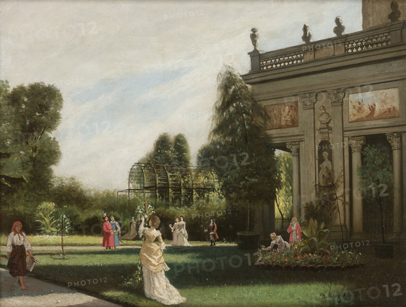 Wilanów, 1884. Creator: Kazimierz Mirecki.