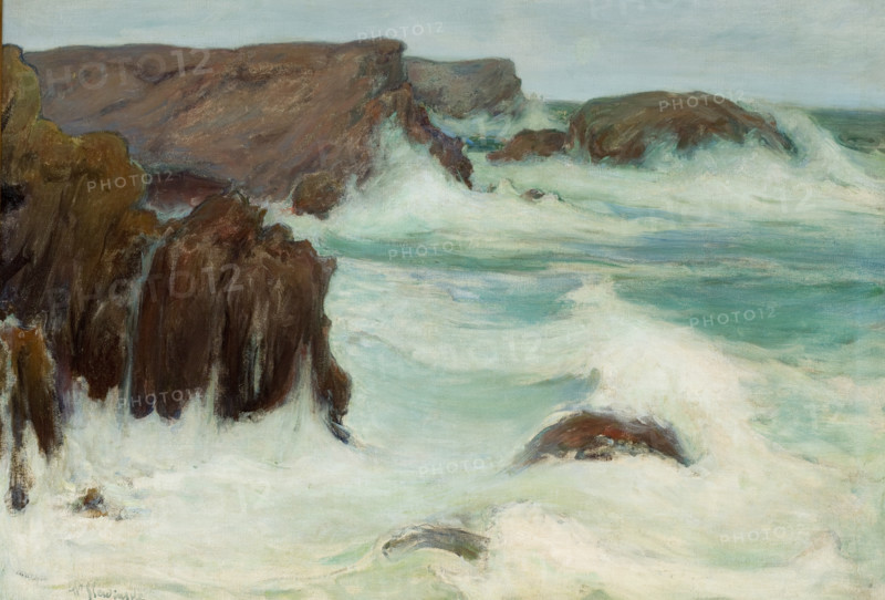 The Sea in Brittany, 1904. Creator: Wladyslaw Slewinski.