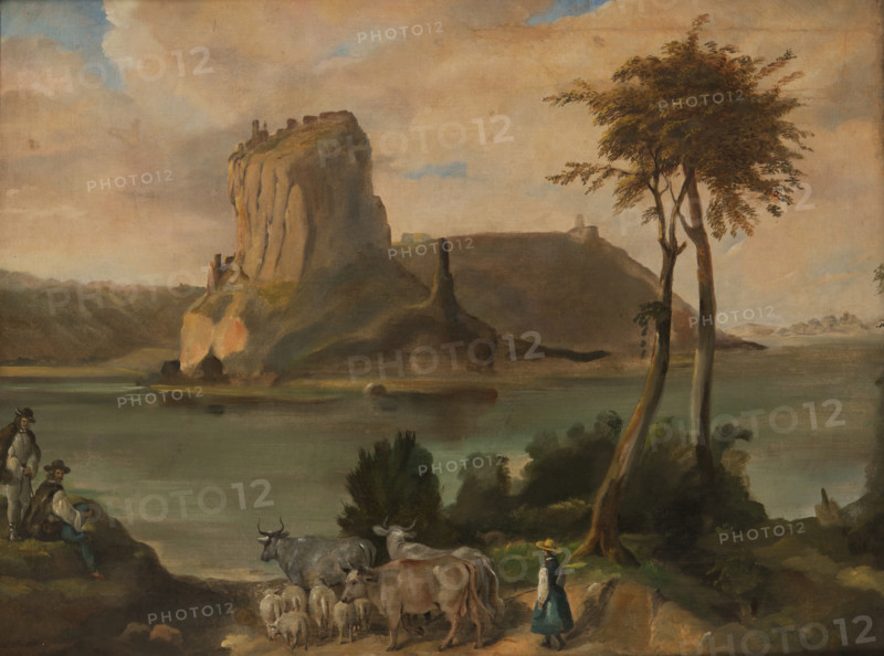 Landscape from Brittany, 1838-1848. Creator: Aleksander Titz.