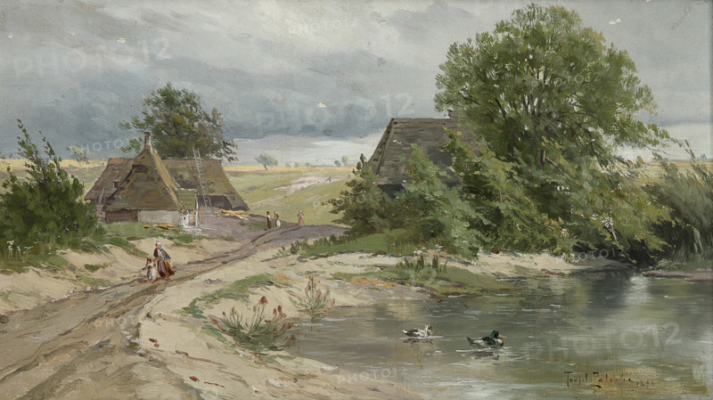 Mill from under Zloty Potok, 1891. Creator: Teofil  Zalewski.