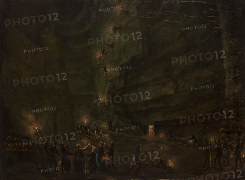 Pond in the Salt Mine at Wieliczka, c1850. Creator: Teodor Baltazar Stachowicz.