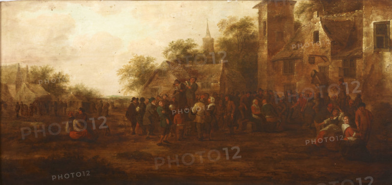Meeting in Front of the Tavern, 2nd half of 17th century. Creator: Klaes Molenaer.