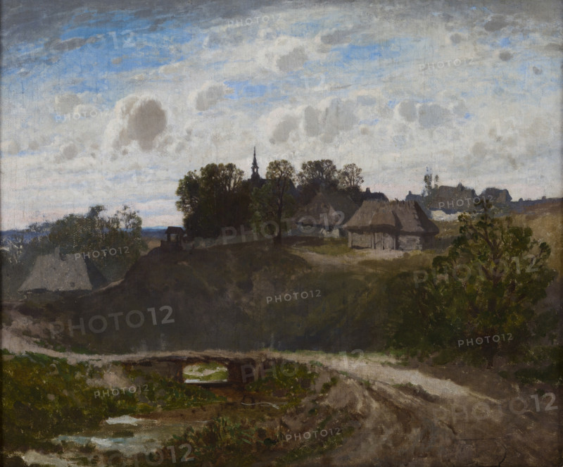 Polish Village, c1868. Creator: Jozef Szermentowski.