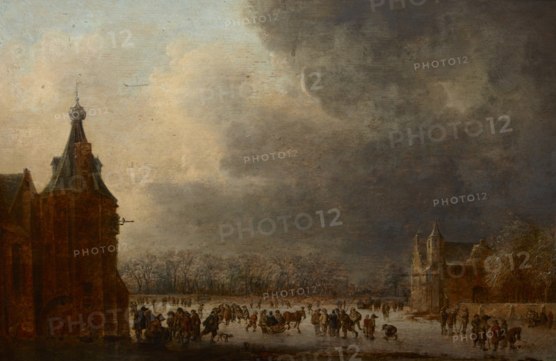 At the Rink, before 1636. Creator: Jan van Goyen.