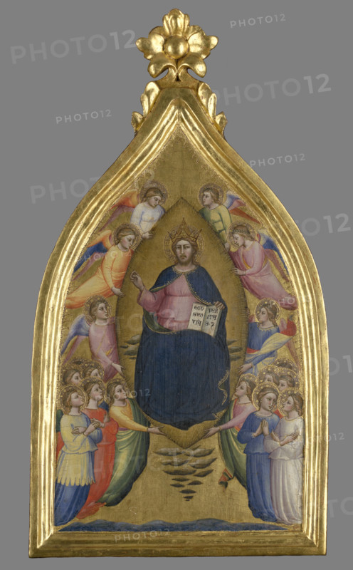 Christ Enthroned Within a Mandorla, between 1360-1370. Creator: Mariotto di Nardo.