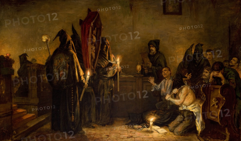 Flagellants, between 1860-1883. Creator: Emanuel Herncisz.