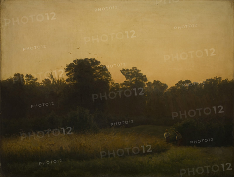 Harvest, 1873. Creator: Nicholas Chevalier.