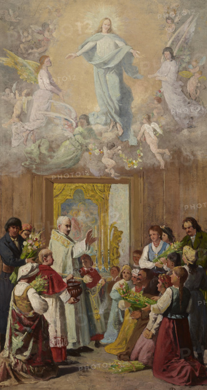 Feast of Our Lady of Herbs, c1890. Creator: Antoni Gramatyka.