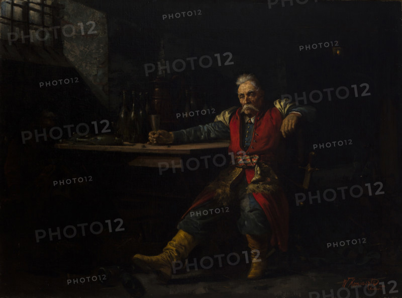 Nobleman Drinking Mead, 1881. Creator: Waclaw Koniuszko.