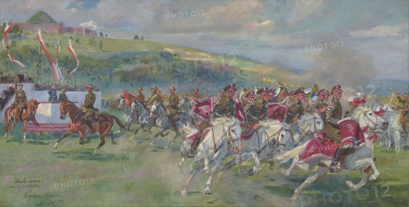Feast-Day of the Polish Cavalry, 1934. Creator: Wojciech Kossak.