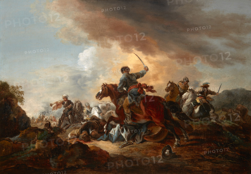 Battle Scene, before 1802. Creator: Aleksandr Orlovsky.