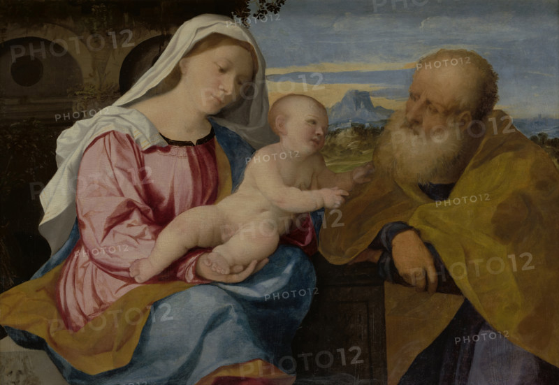The Holy Family, between 1513-1515. Creator: Jacopo Palma il Vecchio.