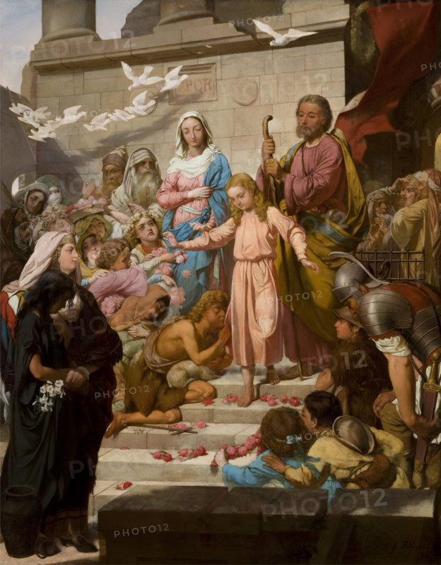 Christ Leaving the Temple, c1870. Creator: Feliks Szynalewski.