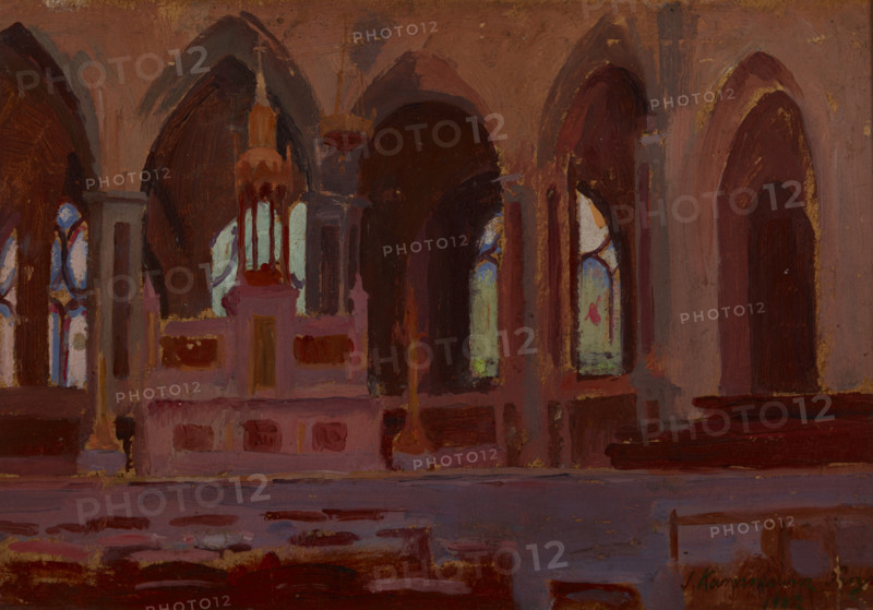Interior of a Church, 1902. Creator: Jerzy Karszniewicz.