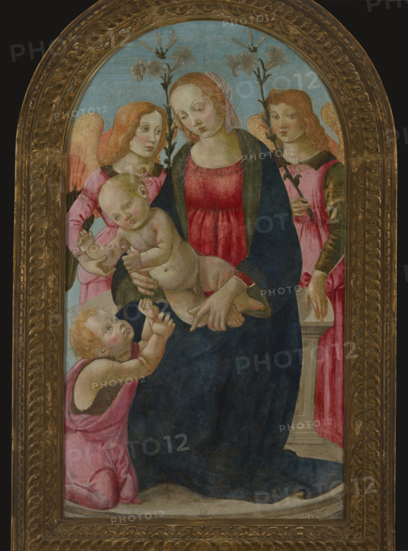 Enthroned Madonna and Child, 2nd half of 15th century. Creator: Master of the Fiesole Epiphany.