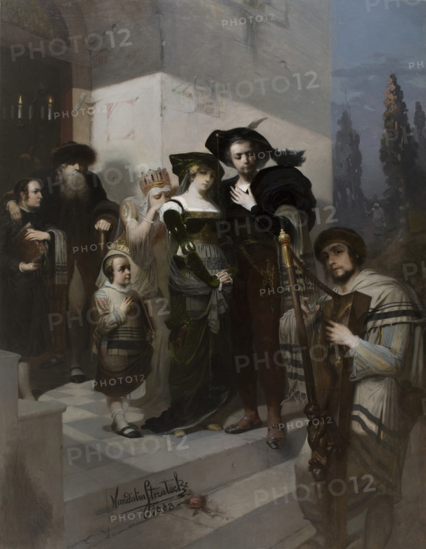 Song about the Destruction of Jerusalem, 1883. Creator: Wandalin Strzalecki.