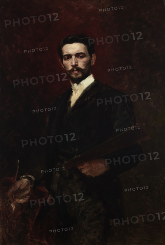 Portrait of Józef Unierzyski, c1887. Creator: Stanislaw Jakub Rostworowski.