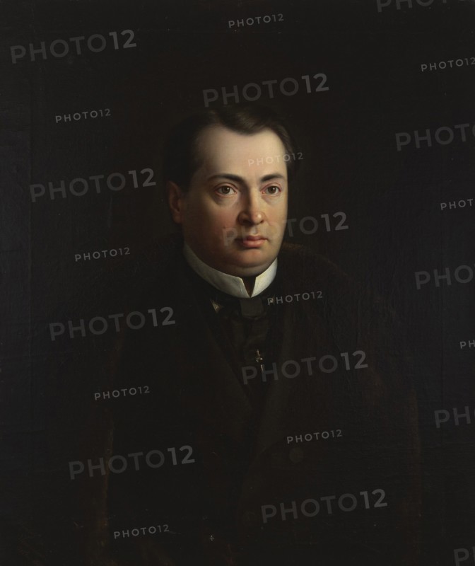 Portrait of Adam Kirkor, 1860. Creator: Wincenty Slendzinski.