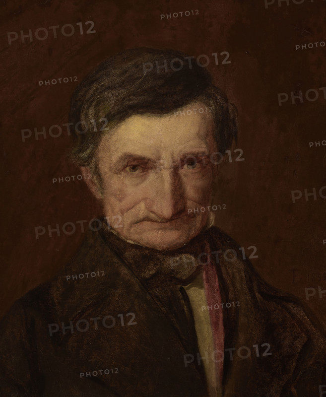 Portrait of Father, 1855. Creator: Franciszek Tepa.