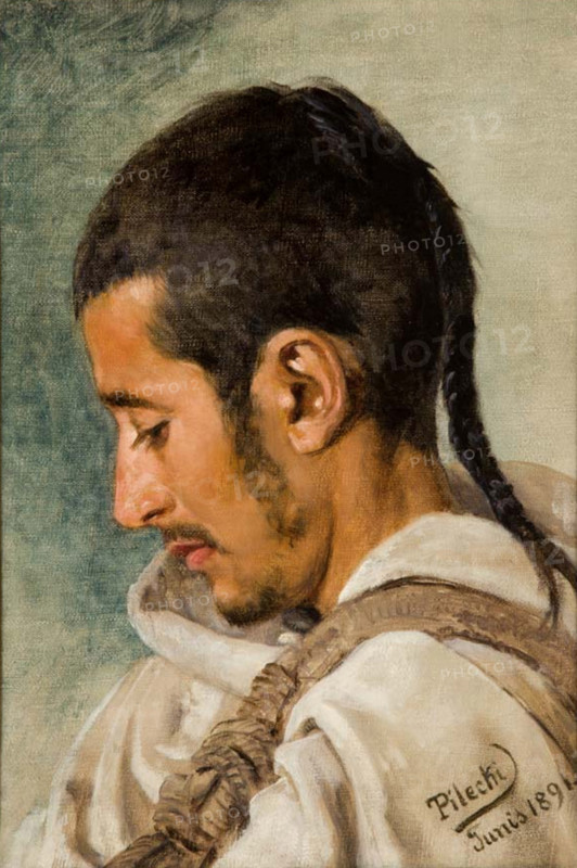 Study of an Algerian's Head, 1891. Creator: Tytus Pilecki.