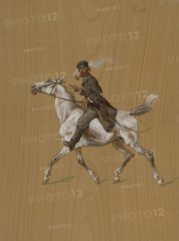 Jew on a nag, 1868. Creator: Juliusz Kossak.