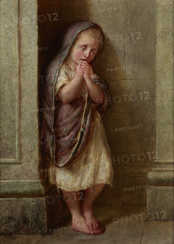Orphan, 1873. Creator: Wincenty Slendzinski.