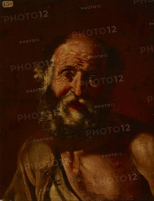 Bust of an Old Man (Head of a Beggar), 2nd half of 17th century. Creator: Pietro Bellotti.