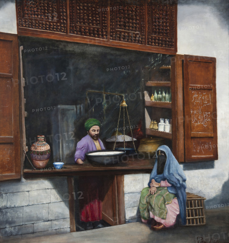 Turkish Milk Shop, 1927. Creator: Wiktor Chlebowski-Poraj.