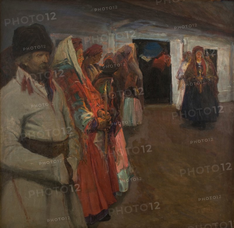 Funeral, 1904. Creator: Stanislaw Kuczborski.