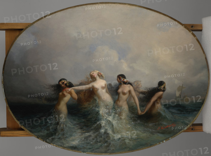 Sirens, 1845. Creator: Anton Teofil Kwiatkowski.