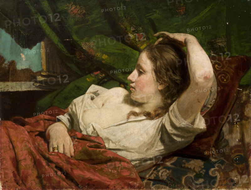 Reclining Girl, c1891. Creator: Tytus Pilecki.
