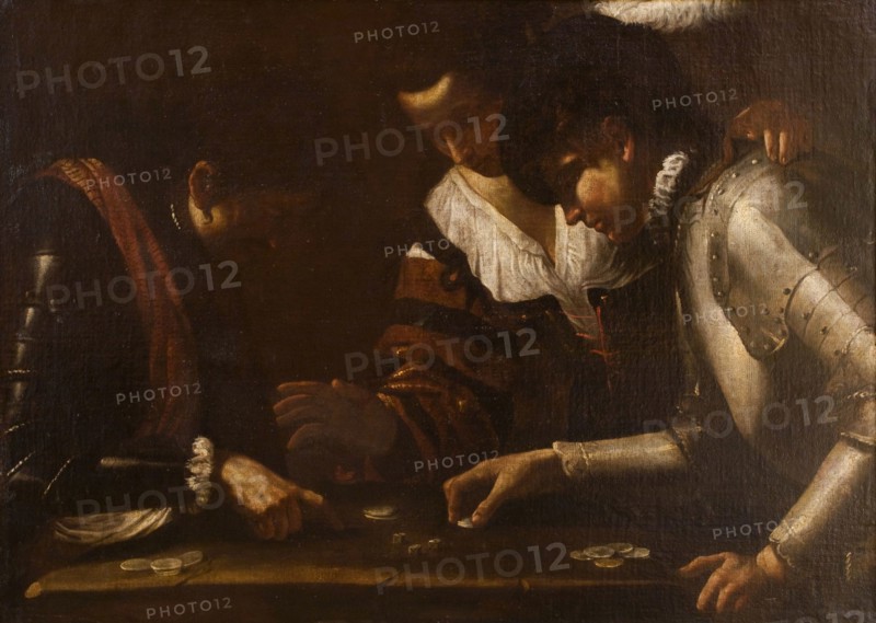 Dice Players, c1635. Creator: Mattia Preti.