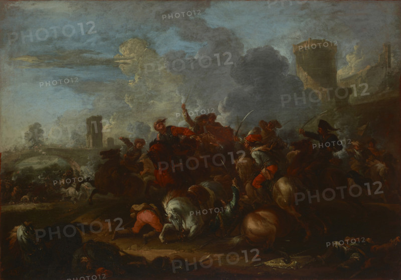 Encounter, 1740-1761. Creator: August Querfurt.