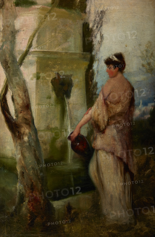 Girl at the Well, 1880s. Creator: Henryk Siemiradzki.