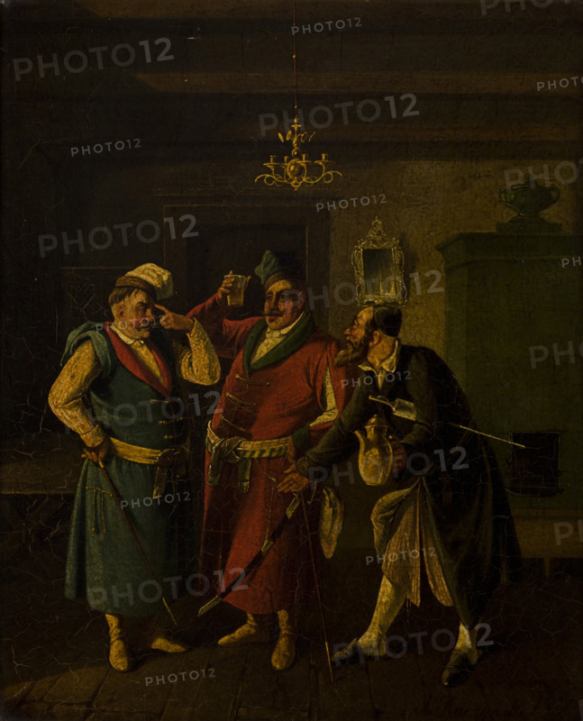 Genre Scene, 1858. Creator: Aleksander Raczynski.