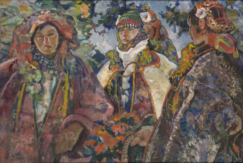 Hutsul wedding, 1924. Creator: Kazimierz Sichulski.