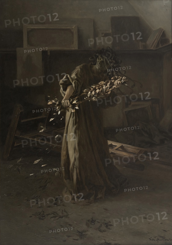 Phantoms in the Studio-Despair, between 1883 and 1885. Creator: Piotr Stachiewicz.