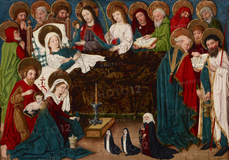 Dormition of the Mother of God, c1480-1490. Creator: Master of the Vestment Studies.