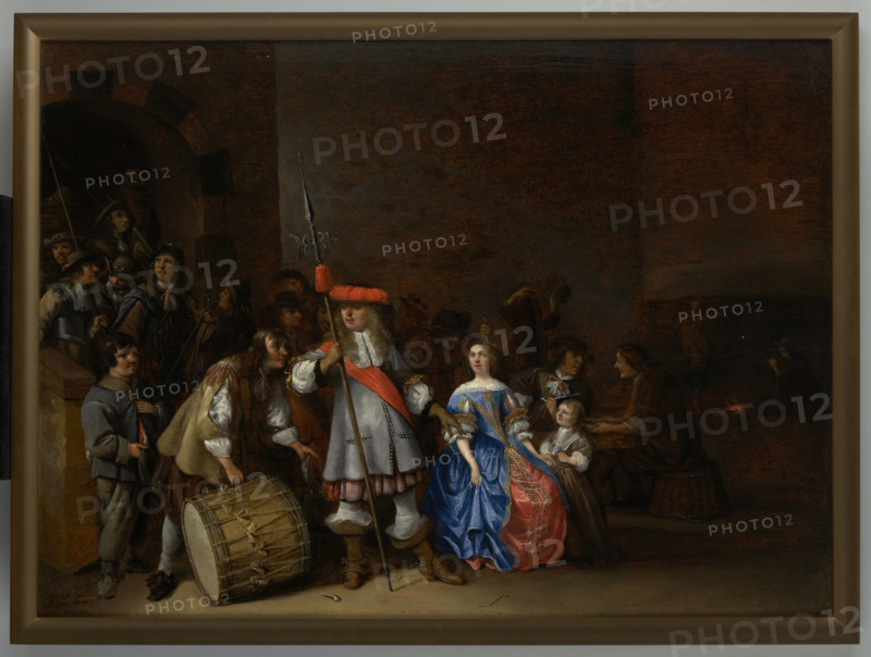 Guardroom Scene, c1665 -1673. Creator: Anthonie Palamedesz.