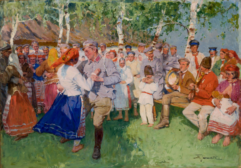 Uhlans, Uhlans, the Boys Pretty a Picture..., 1916. Creator: Stanislaw Janowski.