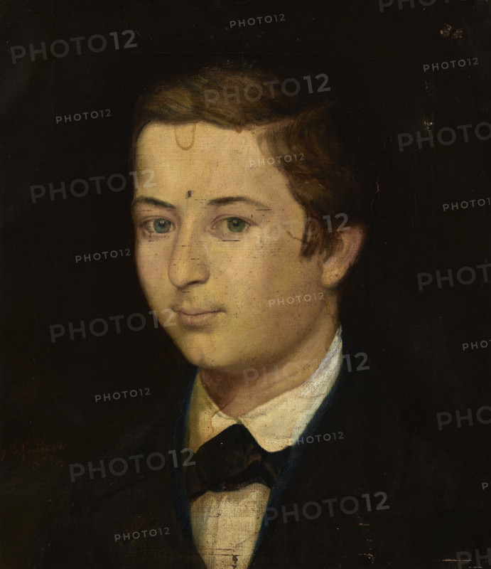 Portrait of Henryk Poller, 1853. Creator: Andrzej Bronislaw Grabowski.